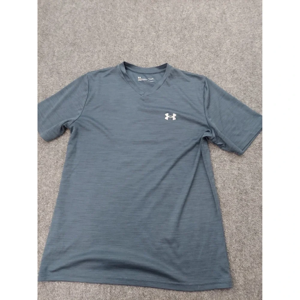 Lot 4 NIKE UNDER ARMOUR Shirt Mens Large Perfomance Logo Short Sleeve Athletic